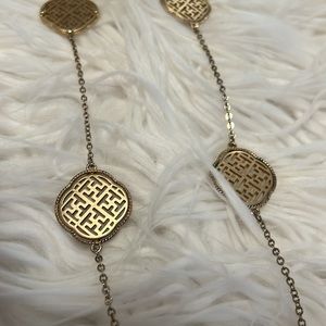 Long Necklace, gold color